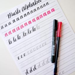 itsy bitsy Squiggle Calligraphy Workbook with Wiro Binding, A4, 115gsm, 50 Sheets | Practice Classic and Modern Writing Styles with Printed Guide Pages | Ideal for Calligraphy Pens, Fineliners, and Pencils image 4