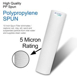Konvio Neer CTO GAC PP Spun Carbon Filter of 10 inch Set Replacement Filters for Under Sink and Commercial RO Water Purifier - 3 Pcs image 4