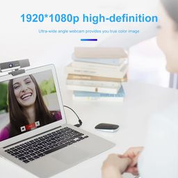 layfoo 2M Pixel 1920x1080P Video Webcam with 4 Noise Reduction c M-agnetic P-rivacy Cam P-rotection Design USB2.0 C-harging Port C-omputer PC Camera for Video Conference Live (Black) -Layfoo image 3