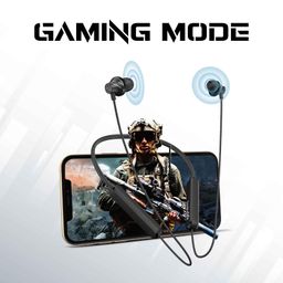 Zebronics Jumbo LITE with 70 Hours Backup, Bluetooth v5.2 Wireless Neckband, Fast Charging, ENC Calling, Gaming Mode (Upto 50ms), Voice Assistant, Dual Pairing, Splash Proof, and Type C (Black) image 2