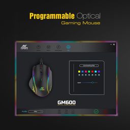 Ant Esports USB GM600 RGB Wired Programmable Gaming Mouse 6 DPI Sensitivity Level Adjustments up to 7200 DPI Equipped with HUANO Mouse switches image 5