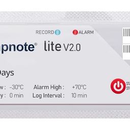 Tempnote Lite V2.0 Single Temperature PDF Data Logger, Emirates Airlines Approved, EN12830 Certified image 1