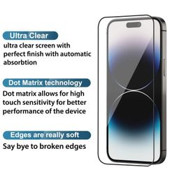 POPIO Military-Grade Gorilla Tempered Glass For iPhone 14 Pro Max (Black) Edge To Edge Coverage With Easy Installation Kit for Smartphone image 3