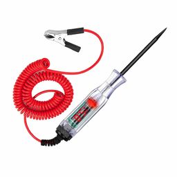 UpToDateTools Automotive Test Light, LED Digital Circuit Tester, DC 3V-48V Auto Electric Tester Pen Tool with Extended Spring Wire for Checking Vehicle Car Truck Motorcycle Fuses and Battery image 1
