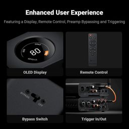 Fosi Audio ZD3 Desktop DAC Preamp, Fully Balanced Digital to Analog Audio Converter with ES9039Q2M for Home Stereo Amplifier, Bluetooth/USB/Optical/Coax/TV HDMI ARC Input, XLR/RCA Output with Remote image 5