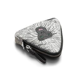 DailyObjects Easy Triangle Pouch | Crafted using Soft-Touch and Water-Repellent Polyester | Polyfill Cushioning Assures Scratch-Free Security | Comes with an O-Ring to Attach Keys, Charms or Wristlets image 3