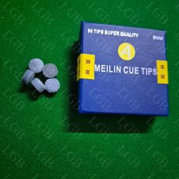 Laxmi Ganesh Billiard Snooker Pool A Grade Meilin Cue Tip Cue Tip - 50 Pieces (9mm) image 4