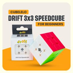 Cubelelo Drift Warrior 3x3 Stickerless Cube | Beginner Speedcube for Kids Boys Girls Above 3 4 5 6 Years Old & Above | Magic Puzzle Toy | Durable & Smooth Cube with Anti-Pop Design 3 3 image 2