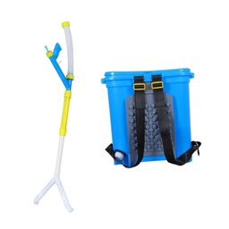 Manual Fertilizer Spreader Fertilization Tool 25L for Corn Fruit Trees Double Port image 4