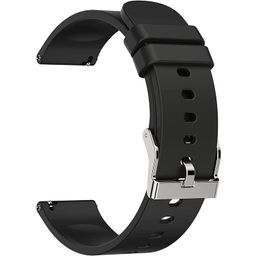 MELFO Smart Watch Strap Compatible with Fossil Gen 5 Julianna Soft Silicone Strap - Black image 1