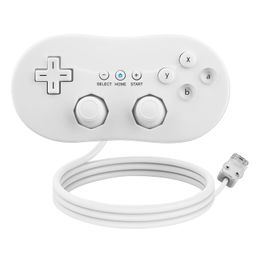 OSTENT Wired Classic Controller Compatible for Nintendo Wii Remote Console Video Game Color White image 1
