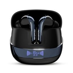 ACwO DwOTS 747 TWS Earbuds | Dual Device Connectivity | ANC 32dB | 4 AI-ENC Mics | 65H Playback | Bass & Theatre Modes | 3D Spatial Audio | Bluetooth 5.4 | (Raisin Black) image 1