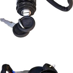 Deutsche Ignition Lock Switch with Keys For Bike Ignition Lock Switch with Two Keys Bajaj 3W 3 Port / 5 Port (N/M)|DEUS-0430 image 3
