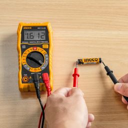 INGCO Digital multimeter 2000 Counts, Multimeter Voltage Tester Auto-ranging, LCD with Backlight, AC/DC Voltage DC Current Resistance Diodes image 5