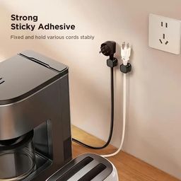INOVERA (LABEL) 20 Pieces Cable Strap Management Clips Wire Organizer Black image 4