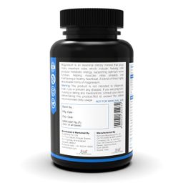 nutritjet Magnesium Glycinate Citrate Malate Complex | Max Absorption, Support Heart, Sleep, Muscle Health, Non-GMO & Gluten Free | 1750mg - For Men & Women 120 Tablets image 3