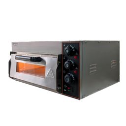 APRANTO Steel Pizza Maker | Commercial Grade Pizza Oven with Stone | In Built Temperature Controller and Timer | 1 Year Warranty on Electric Parts image 1