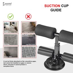 Cockatoo Sit-Ups Assistant Device for Effective Abdominal Training and Core Strengthening,Portable Sit Up Bar image 3