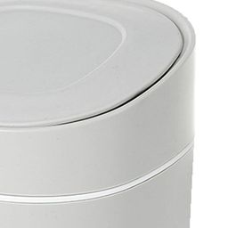 CALANDIS Mini Desktop Trash Can Garbage Basket Dustbin Home Beside Tabletop Gray | 1 Mini Trash Can image 2