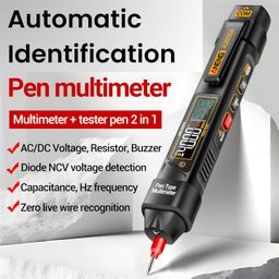 DeWire 2-in-1 Pen Multimeter with Color Display - Smart Digital Multimeter & NCV Tester in One, Auto-Mode AC/DC Voltage, Resistance, Capacitance, Diode Test, Frequency And Breakpoint Detection image 2