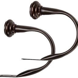 amazon basics Decorative Curtain Holdback/Tieback, Set of 2, Bronze image 1