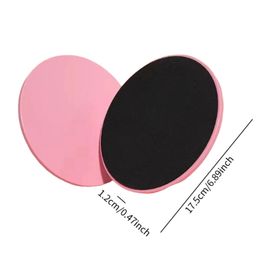 THE STYLE SUTRA 2Pcs Core Sliders for Working Out Exercise Gliding Discs for Improve Balance Pink image 2