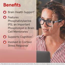 Jarrow Formulas PS100 Phosphatidylserine 100 mg Non-GMO, Soy-Free - 60 Softgels image 4