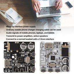 Audio Amplifier Module, DIY Board Wireless Electronics 5.0 2Pcs for Home Sound System for Headphone for Speakers' image 5