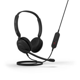 Jabra Evolve 10 Wired Headset with Noise-Cancelling Microphone for PC/Laptop Use, Easy USB-A Setup, TCO Certified, Lightweight Design, Inline Call/Volume Controls for Online Meetings, Black image 3