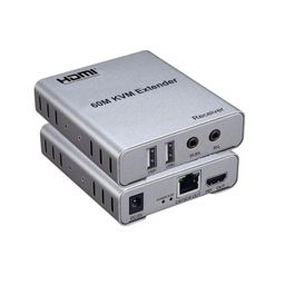 Tobo HDMI Extender 60m with KVM Audio Output IR Control Support USB Mouse and Keyboard Extension Over cat5e cat6 Cable, 60M HDMI KVM Extender Video Resolution up to 1080p-TD-539H. image 1