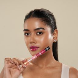 BELLAVITA High Five 5-in-1 Face Glam Makeup Stack- Eyeshadow, Highlighter, Lip Gloss, Lipstick & Blush | Long-Lasting, Smudge-Proof, Travel-Friendly | Smooth Talker | 4.3ml image 2