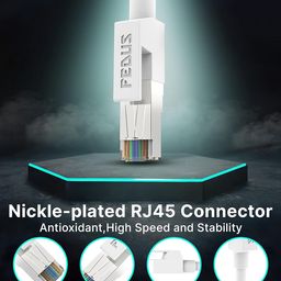 FEDUS Cat6 Ethernet Cable, 10 Meter High Speed 550MHZ / 10 Gigabit Speed UTP LAN Cable, Network Cable Internet Cable RJ45 Cable LAN Wire, Patch Computer Cord Gigabit Category 6 Wires for Modem image 5