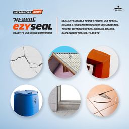 pidilite industries ltd. Pidilite M-Seal Ezyseal,85gms all purpose elastomeric sealent for Sealing Cracks, Holes, and Gaps in Home and Garden Applications image 5