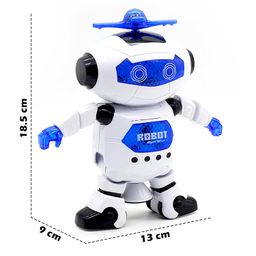 VGRASSP Dancing Robot Toy for Kids with Flashing Lights and Musical Sounds - Real Moving Action (Dancing Robot 2) image 3
