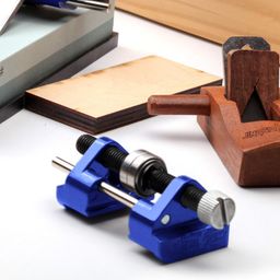 CATSON Precision Honing Guide Sharpening Jig Wood Chisel Edge Sharpening Holder Adjustable Clamping Range 0-55mm Chisel Planer Fixed Angle Knife Sharpener Pebble Honing Guide Tool Clamping image 2