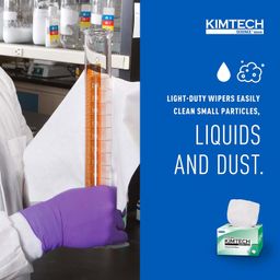 kimberly-clark Kimtech Science KimWipes Delicate Task Wipers 1-ply 280 count 280 count AD image 5