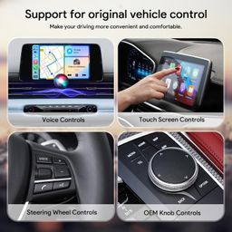 FBINSE Android 13 Carplay AI Box,AI Box Carplay Video Streaming for Car with Wired Carplay/Android Auto,8+128GB,8-Core,Support/TF/4G image 5