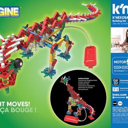 K'nex Osaurus Rex Building Set, Multi Color, ?7 Years and up Pack of 255 Pcs image 2