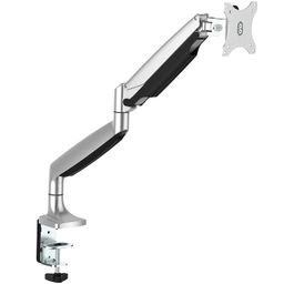 Rife Single Monitor Mount, Gas Spring Monitor Arm Fits 13-32" Monitor, Full Motion Swivel, Single Monitor Stand, Ultra Height Adjustable for Stand Work, Monitor Desk Stand with VESA, Max 19.8lbs - Black image 1