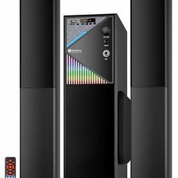 TRONICA TR-1502 Newly Launched Auxiliary Bluetooth Deep Bass Home Theater System with Subwoofer 2.1 Channel with 70W Premium Signature Sound, Multiple Connectivity Modes, Remote,Sleek Finish(Black) image 1