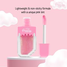 Princess By RENEE Sugar Sparkles Colour Changing Lip Gloss | For Pre-Teens | PH-Activated | Lightweight | Non-sticky & Non-Drying Formula with Shimmery Effect | For Soft & Supple Lips | Vitamin E Infused | 4 Ml image 3