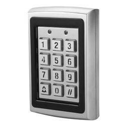 shanrya Password Access Control, 125KHz Silver Access Control Keypad for Apartment for Home image 1