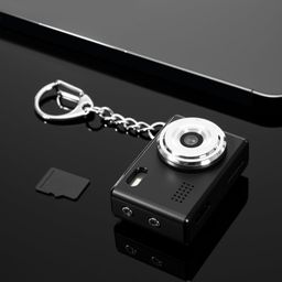 DIVINE Mini Digital Camera Keychain 1080p Small Portable Photo Video Camera 100 Mins Battery Life Micro Camcorder Recorder for Travel Study Recording (DDC-20) image 2