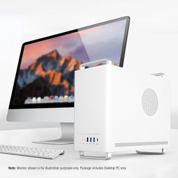 power x POWERX Core U320 Ultra White Desktop – Core i3 4th Gen 8GB DDR3 RAM 256GB NVMe SSD Type-C HDMI Home & Office PC image 5