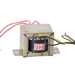 generic 12-0-12V 3A Centre Tapped Transformer, Power Supply Component for Audio Systems, Computer Speakers, Video Displays image 1