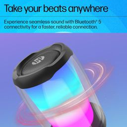 HP Multimedia Speaker DHS-5100, High Power Speaker with Pure and Pleasant Sound Quality; RGB Light Effect; USB Powered; Bluetooth® 5 connectivity Support; Dual Speaker Design image 5