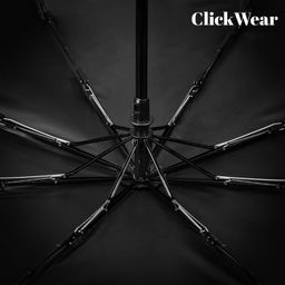 clickwear Automatic Open Travel Umbrella - Wind Vent, Big Size for Men & Women, Windproof With UV Protection Useful in Rain image 2