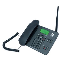 Beetel F2K GSM Fixed Wireless Phone, LCD Display, Supports Quad Band, Dual Sim, Hotline with Keypad Lock, Alarm, Calculator, Calendar, Low Battery Alert, Two-Way Speaker, 4 Direct Memory Keys (Black) image 2