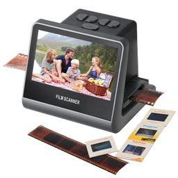 suceem 22MP Film & Slide Scanner with 5" LCD Display, Converts Color & B&W Negatives & 35mm Slides, 126, 110 Film to High JPEG Digital Photos image 1