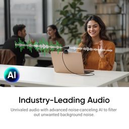insta360 Link 2 - PTZ 4K Webcam for PC/Mac, 1/2" Sensor, AI Tracking, HDR, AI Noise-Canceling Mic, Gesture Control for Streaming, Video Calls, Gaming, Works with Zoom, Teams, Twitch & More image 4